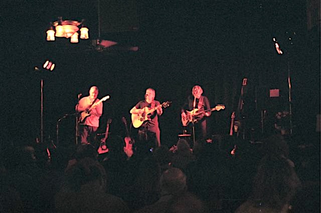 Kit & Gary Ogan & Denny Bixby at Artichoke Music, Backgate Theatre show.