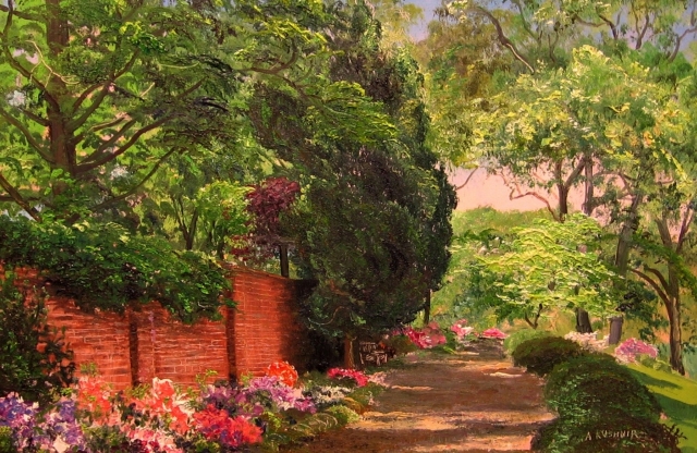Kushnir, Arboretum Azaleas, 8x12, Oil