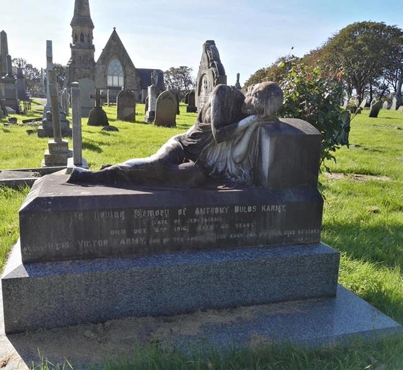Grave in Layton Cemetery, Blackpool