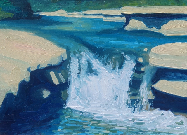 Leonard, Bull Creek #2, 5x7 Oil