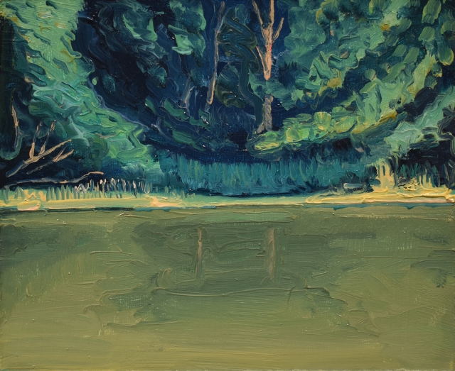 Leonard, Sawmill Cove, 6" x 7" Oil