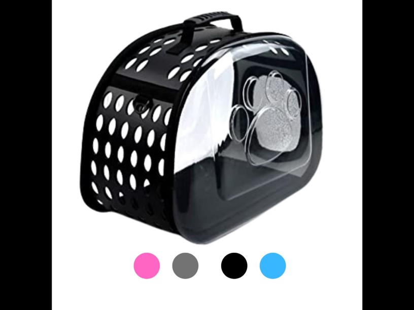 RO02 MALETA TRANSPORTADORA 
TRANSPARENTE COLORES