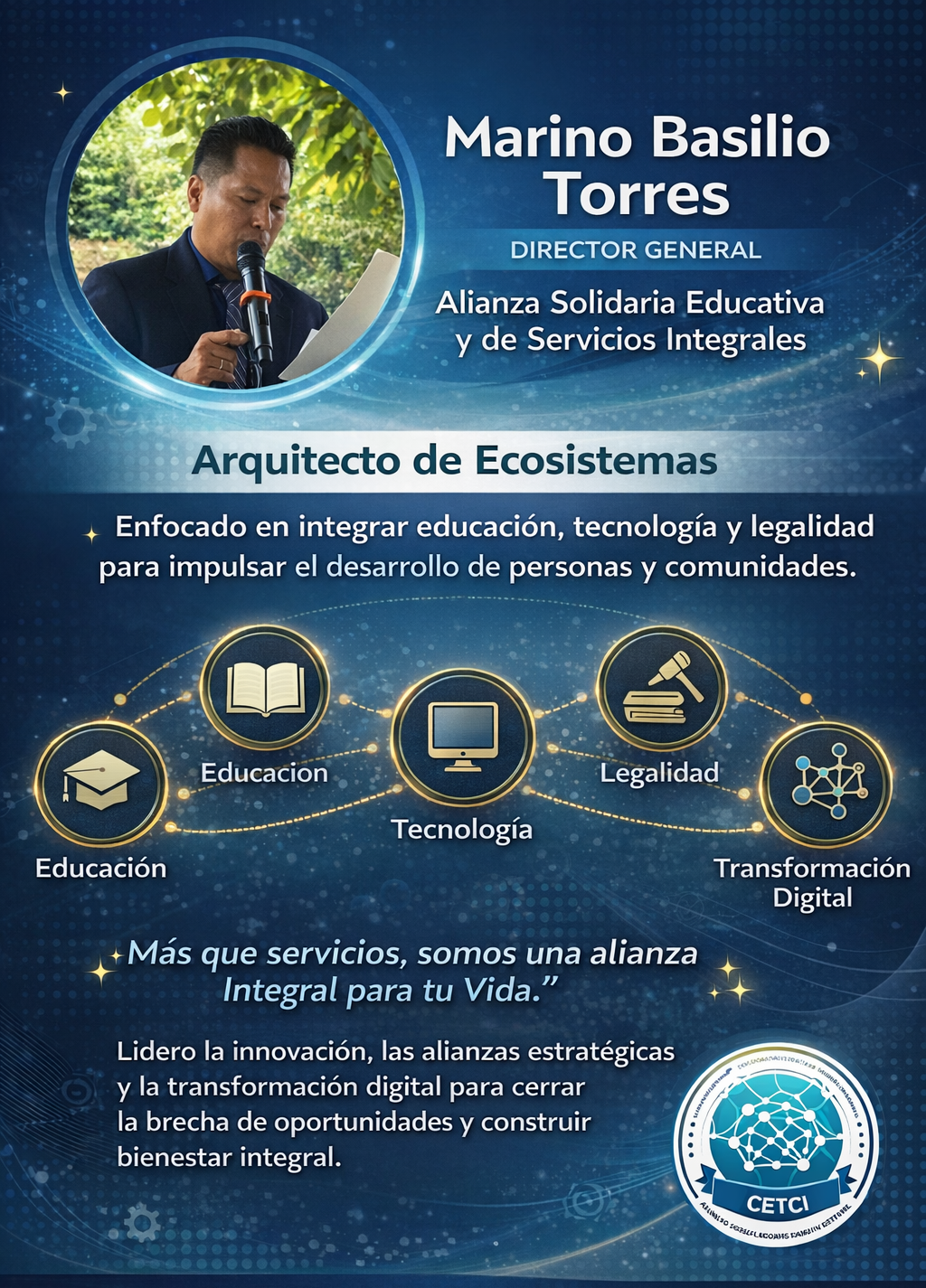 Equipo de trabajo colaborando en una oficina moderna con ordenadores y ventanas grandes.