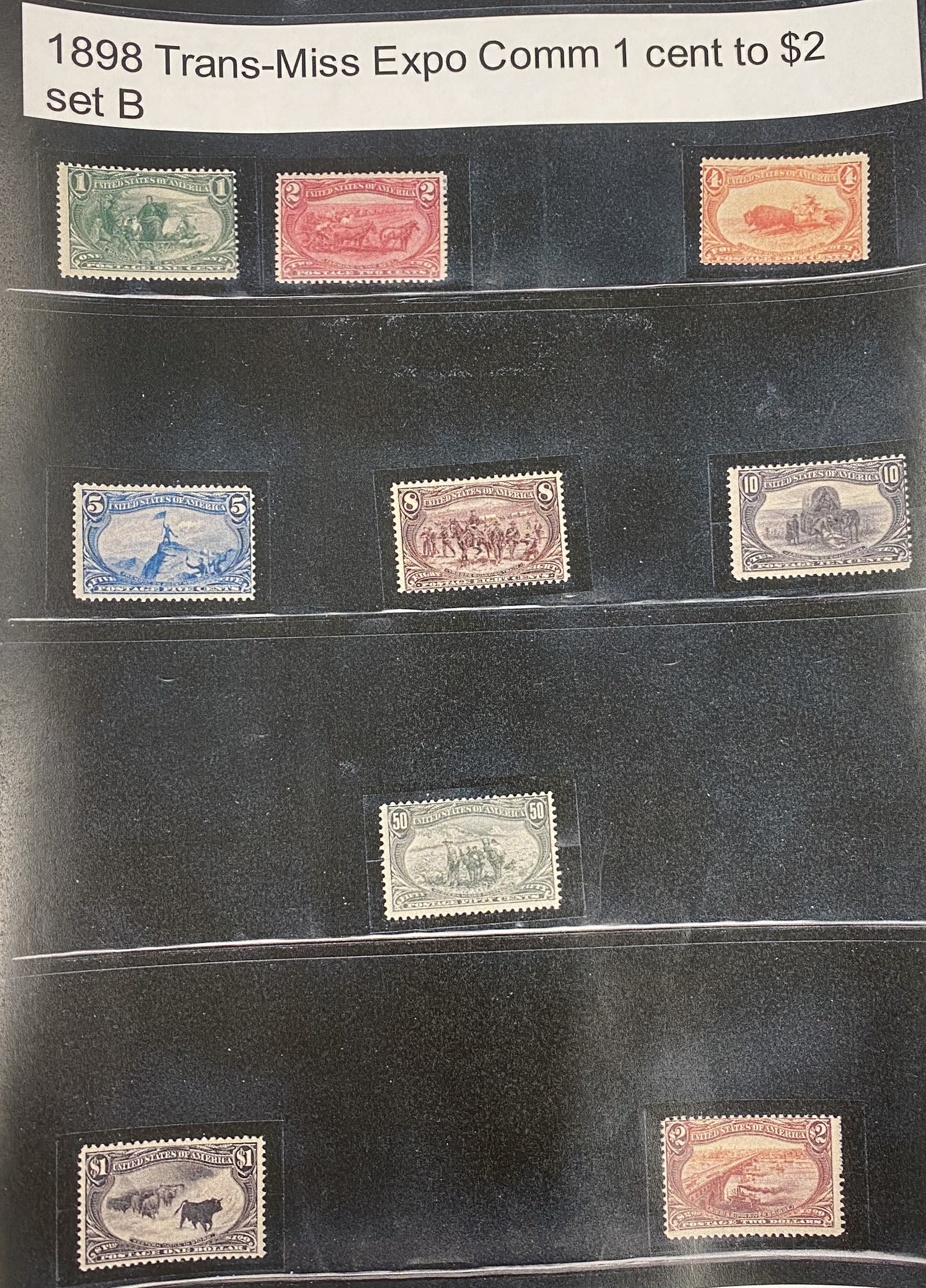 1898 Trans-Miss Expo Penny Set and Dollar Set