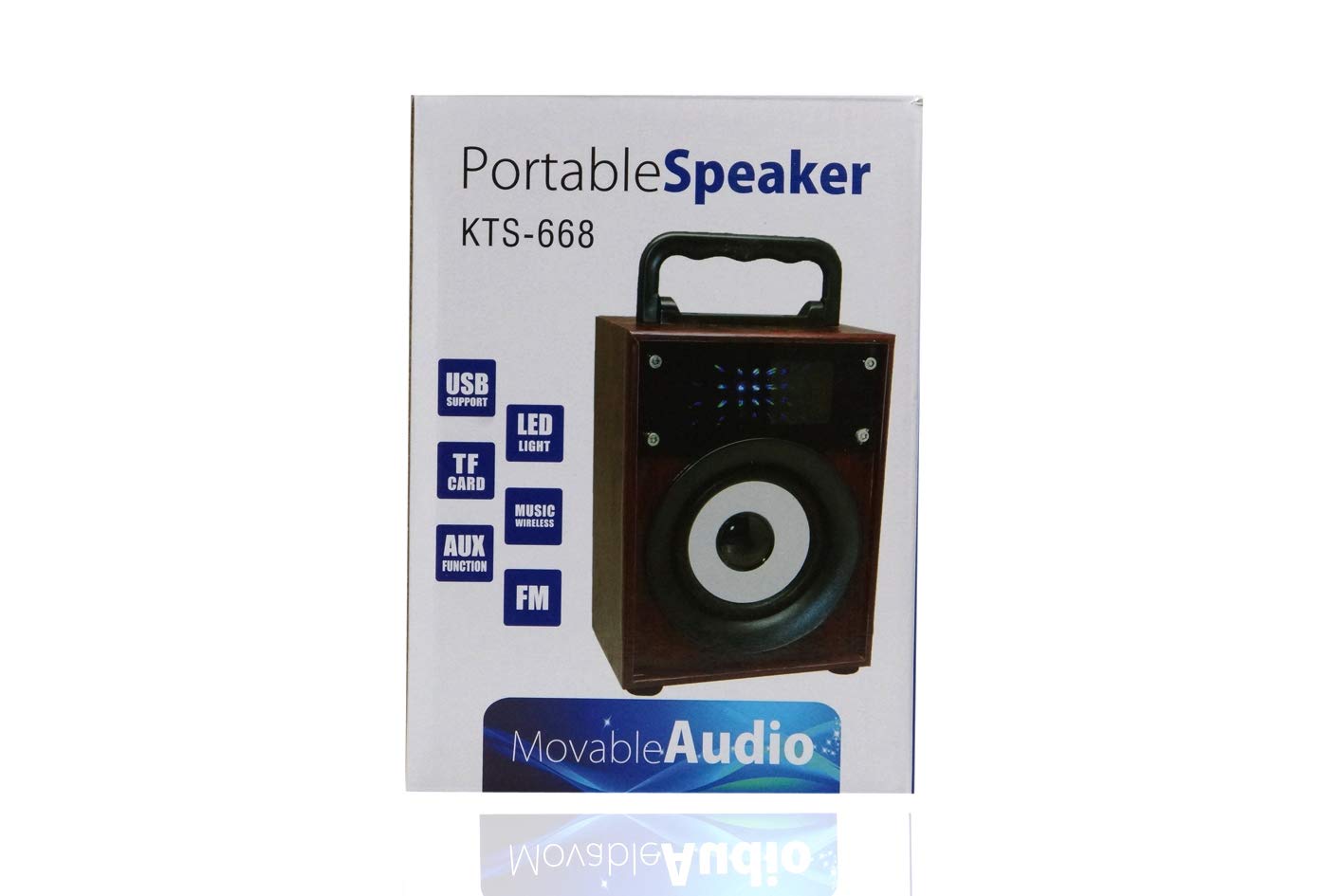 MOVABLE AUDIO
MINI BOCINA TIPO MADERA 4"