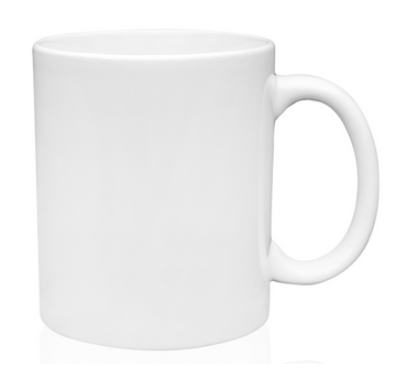Plain white mug