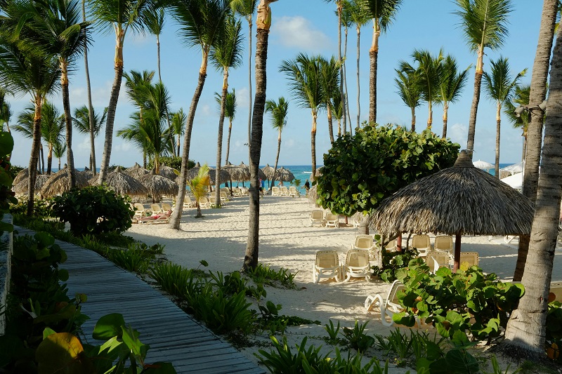 Relaxing on the Beautiful Beach