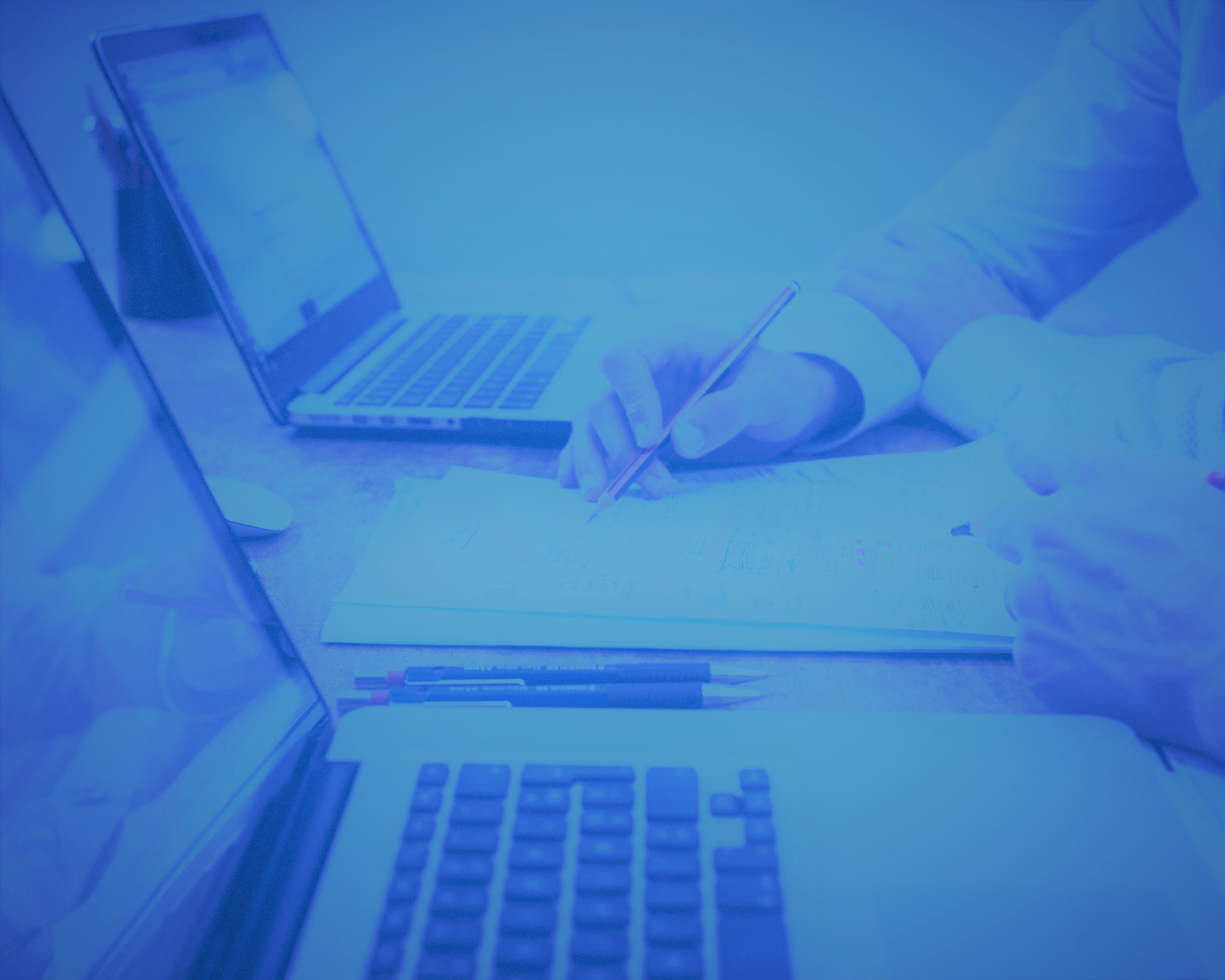 Charts and graphs displayed on a laptop