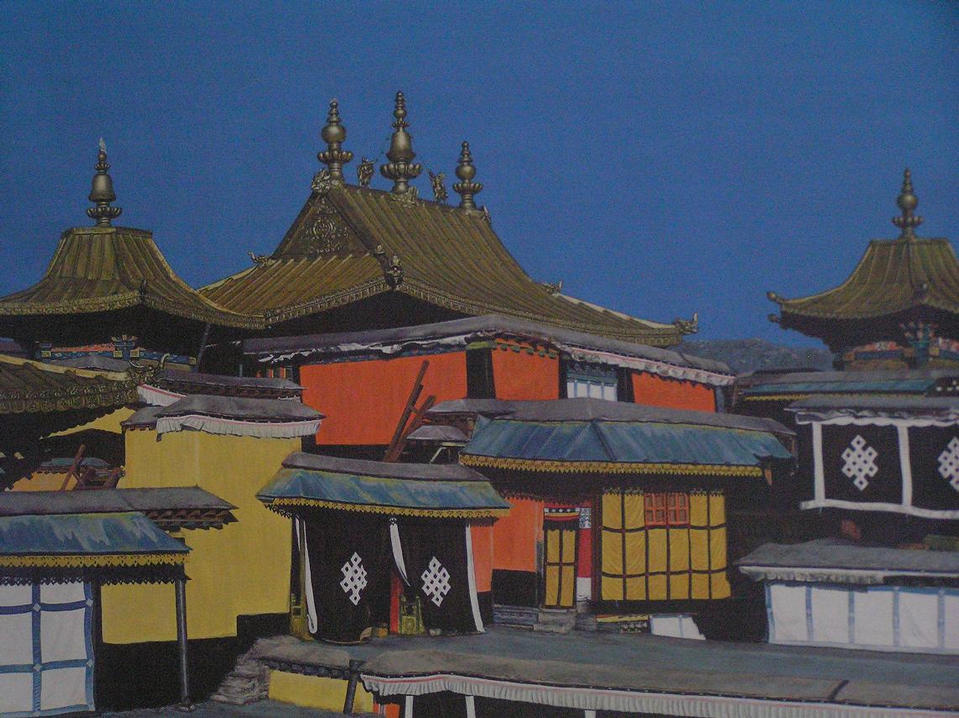 Potala Palace rooftops