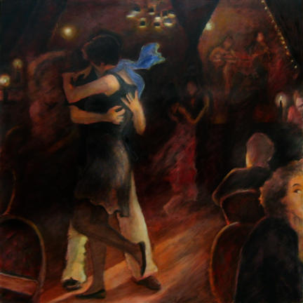 dancers  100X100cm   sold