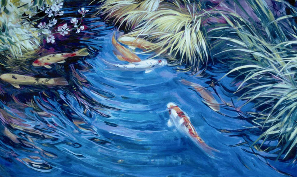 Garden Tour Pond 30x48 sold