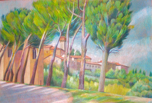 Lippiano (Coloured Pencil 40cm x 30cm)