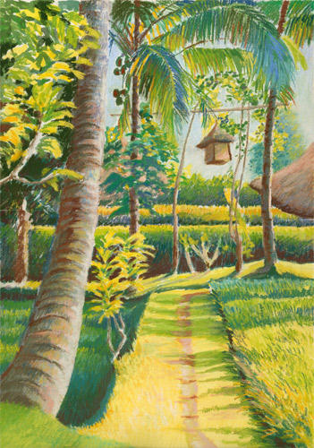 The Bird House (Pastel 40cm x 28.5cm)