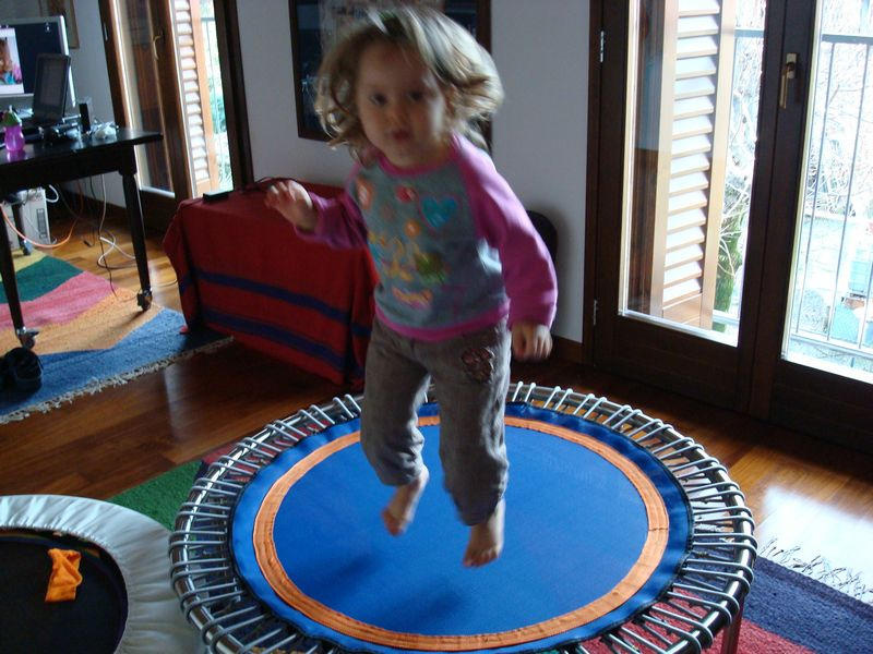 Dorothea on Bellicon Premium Rebounder