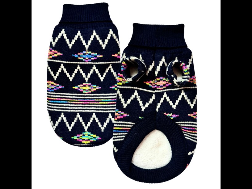 SUETER ACRILAN HUICHOL 
CON BORREGA