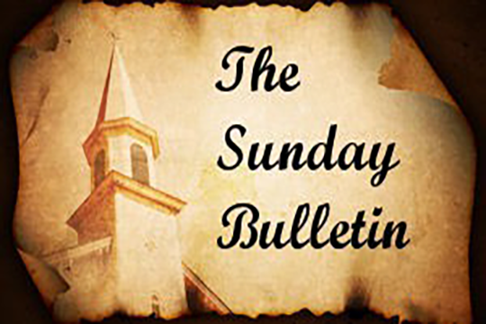 The Sunday Bulletin