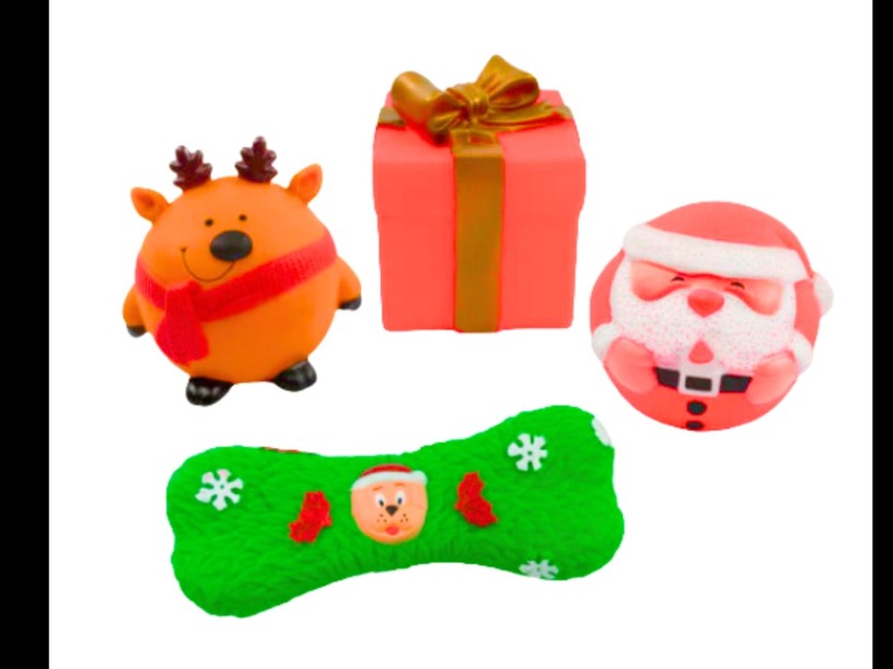 SP-3437 TINNY CHUM 
SET 4 PCS CHILLON NAVIDAD