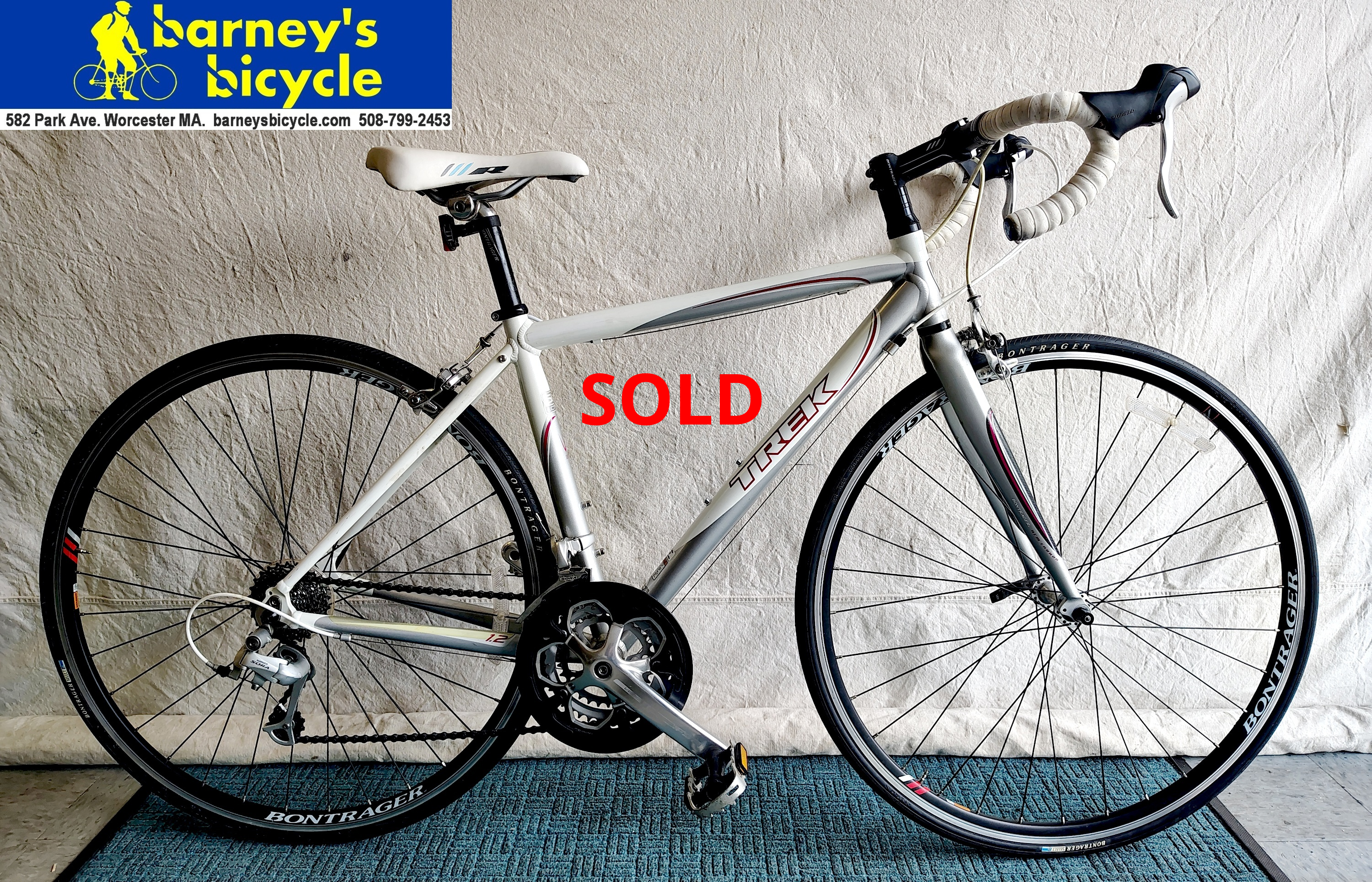 Trek WSD 1.2 Women's
Frame Size: SM/MD/ Rider Height: 5'4-5'7
Condition: Very Nice, Professionally Tuned)
Price: $749.00  
