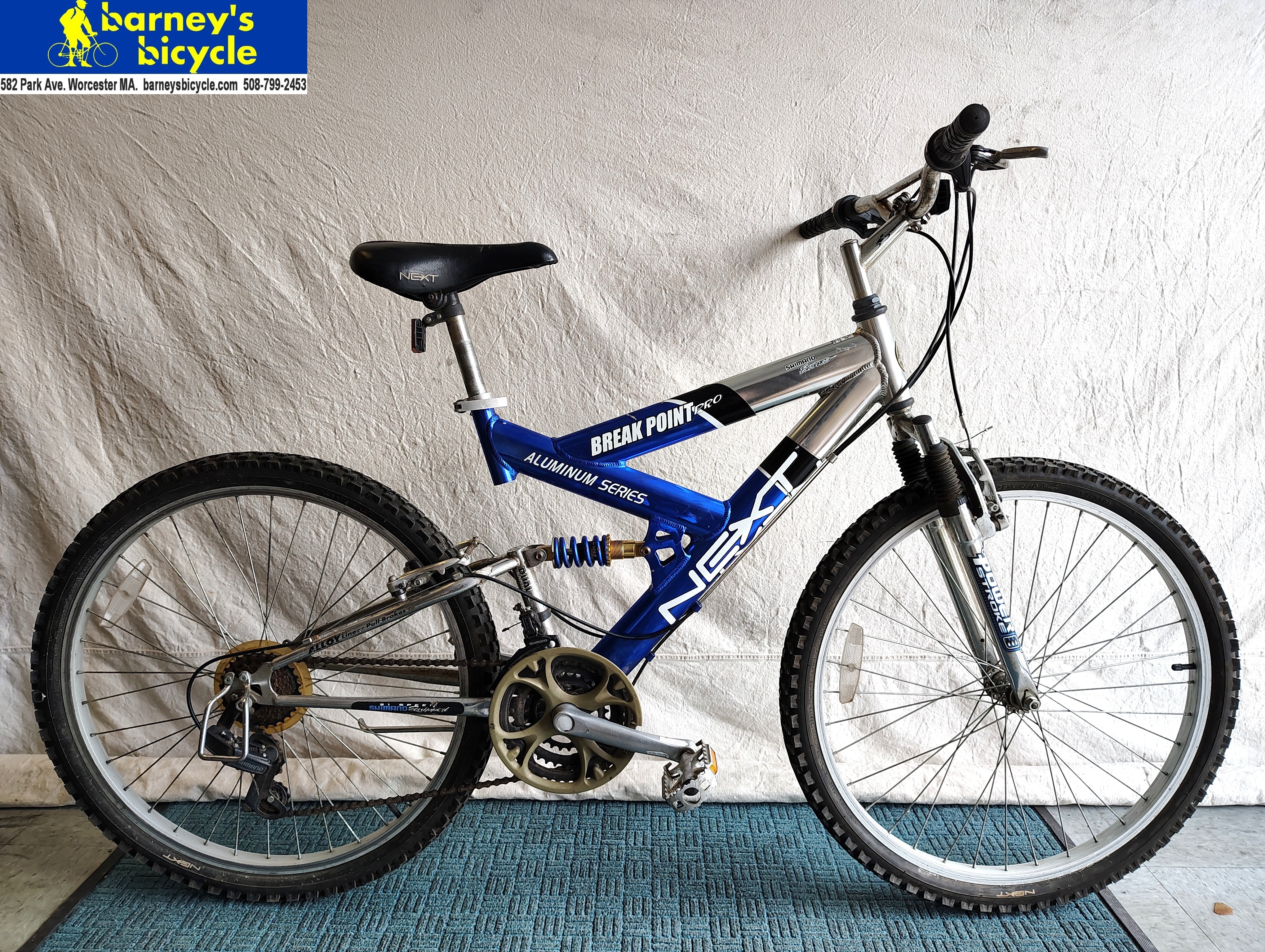 Next Break Point Pro
Frame Size: 18" MD / Rider Height: 5'7-5'10
$169.00