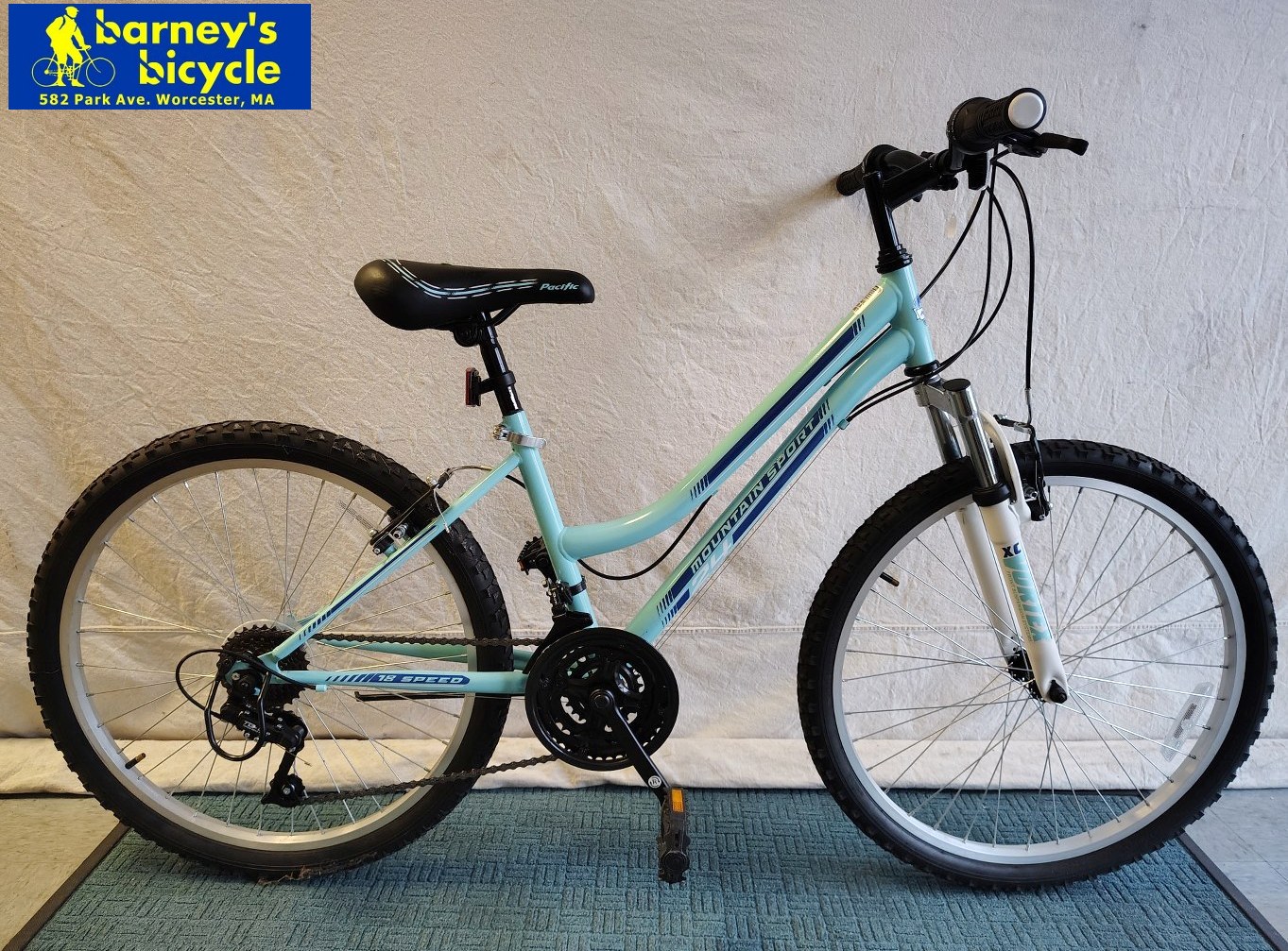 Pacific Mountain Sport 24
Wheel Size: 24"/ Ages 9-12 / Speeds: 21spd
Price: $149.00 (Professionally Tuned)
