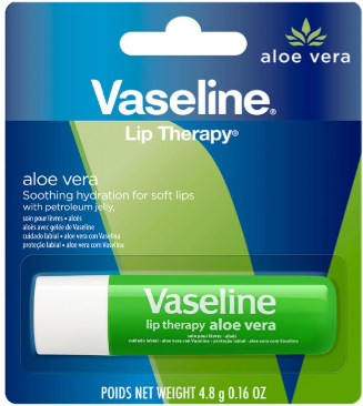 859581006860
VASELINE LIP THERAPY 
ALOE VERA
24 CS