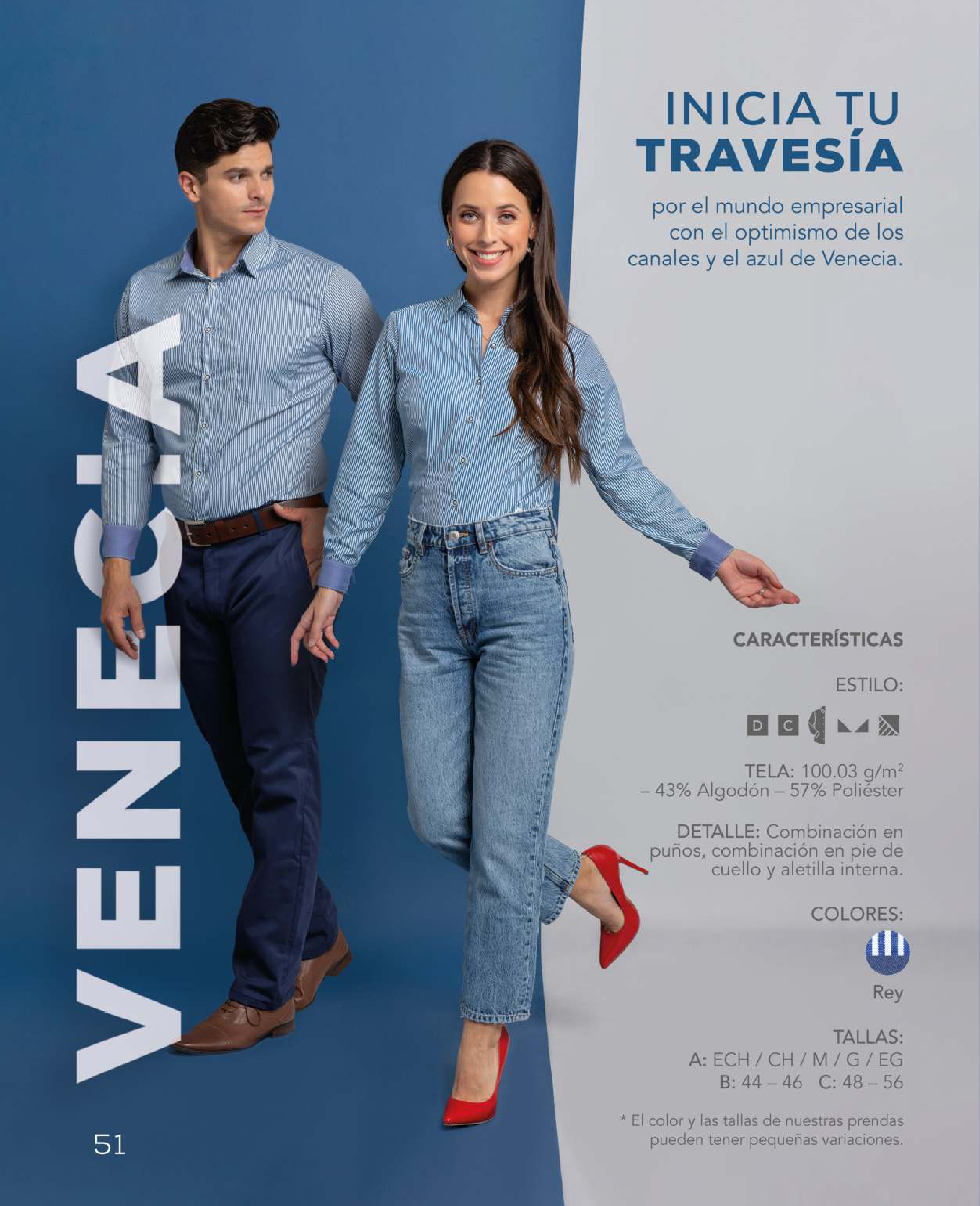 CAMISA Y BLUSA ESTILO VENECIA BIBO