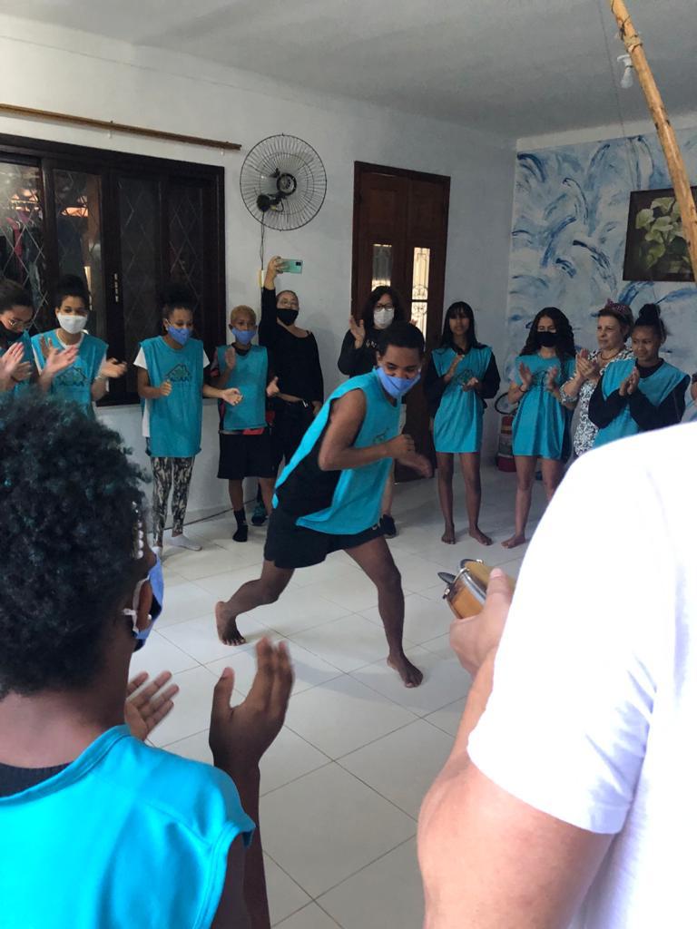 Palestra sobre Capoeira - Exercícios