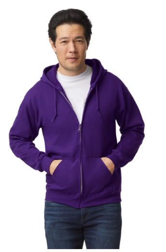 SUDADERA CON CIERRE Y CAPUCHO ADULTO