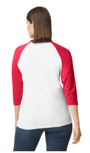 PLAYERA TIPO RAGLAN 3/4 ADULTO