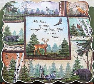(59A) "Wildlife" Throw
$69.50