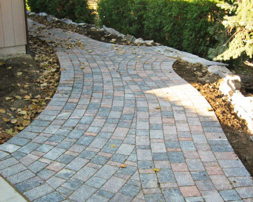 Paver walkways offer an old world beauty to your home