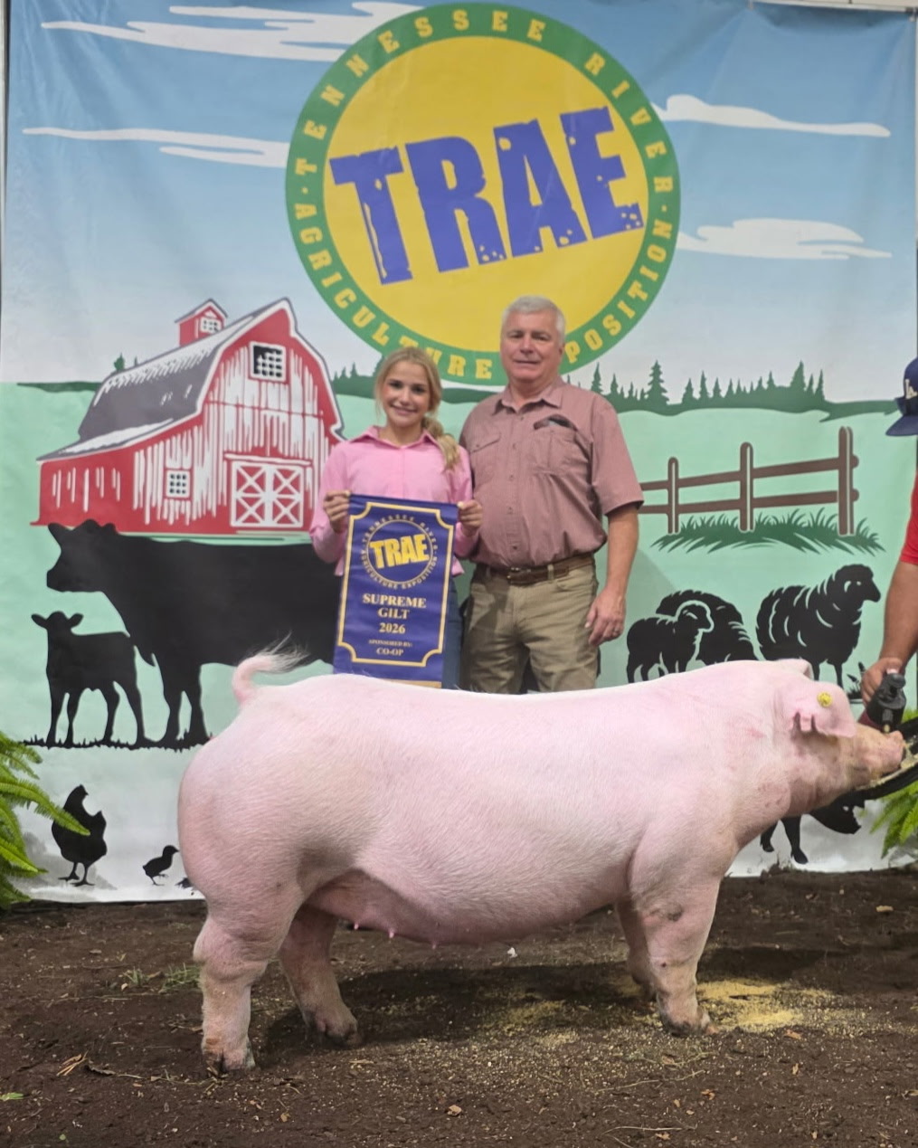 Cara Roach
2026 Tennessee River
 Agriculture Exposition
Supreme Overall Gilt