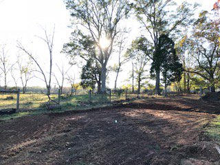 A 20x30 building pad for a shed.