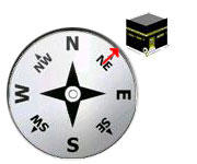 Qibla in Lafayette is at 49.49 degrees Northeast (using Magnetic North setting on smart phones)
Qibla: Direction of prayer towards Mecca or shortest route around the globe.