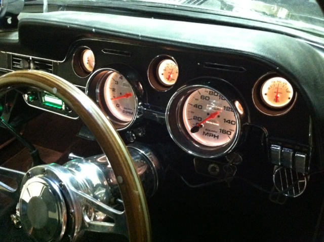 Phantom Gauges light up bright with LED's