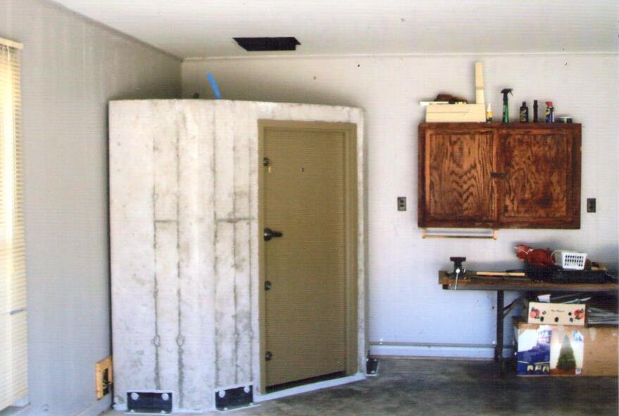 Installed In-Garage Safe Room