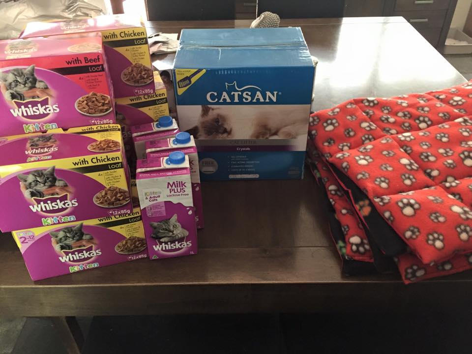 Donations from one of our beautiful supporters Bev.