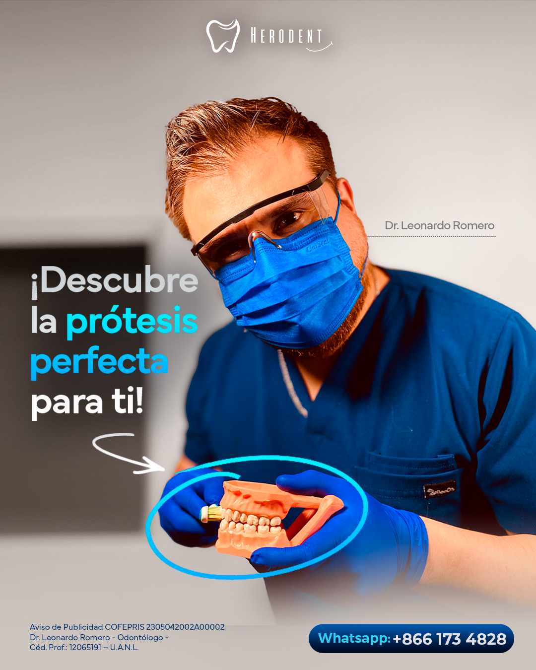 Doctors and patient smiling