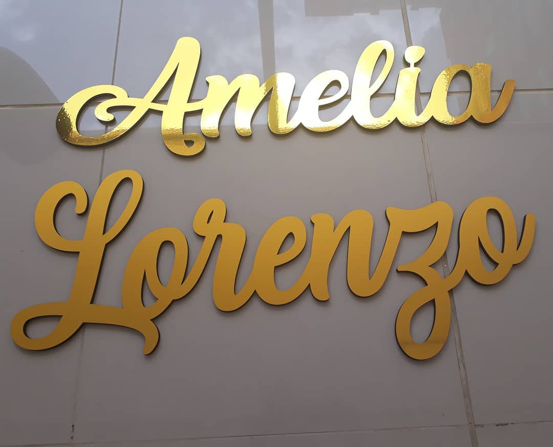 Letras personalizadas 
para la venta 
$120.000 
