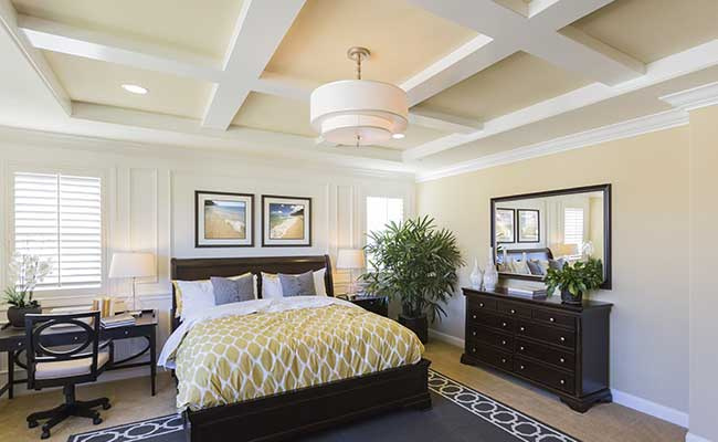 Interior of A Beautiful Master Bedroom