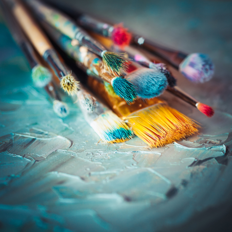 Artist brushes