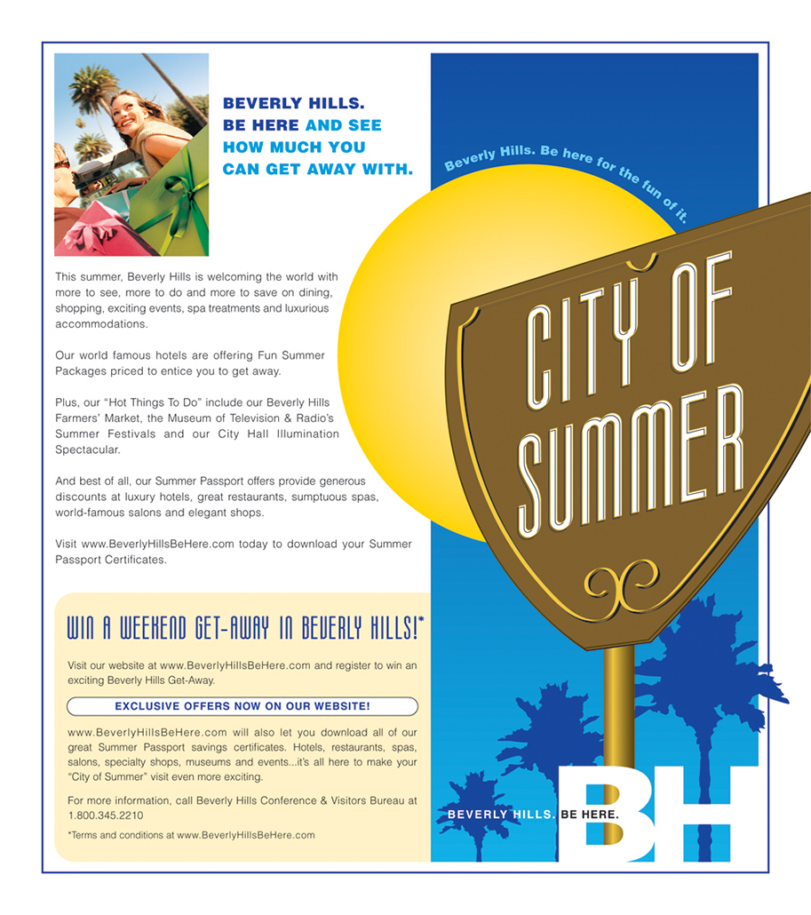 Beverly Hills, City of Summer promotion