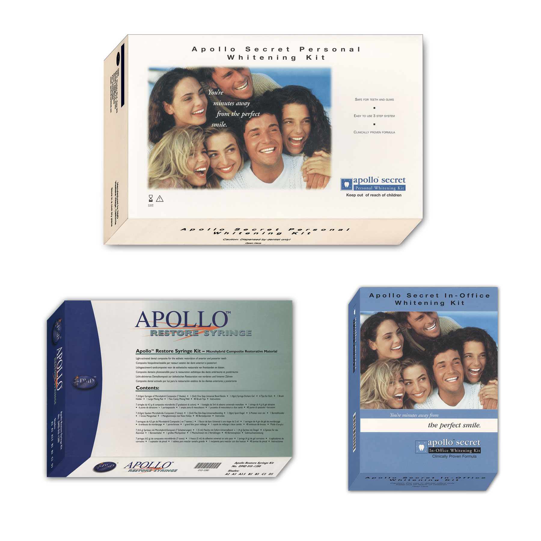 DMD Apollo Dental Product Packaging