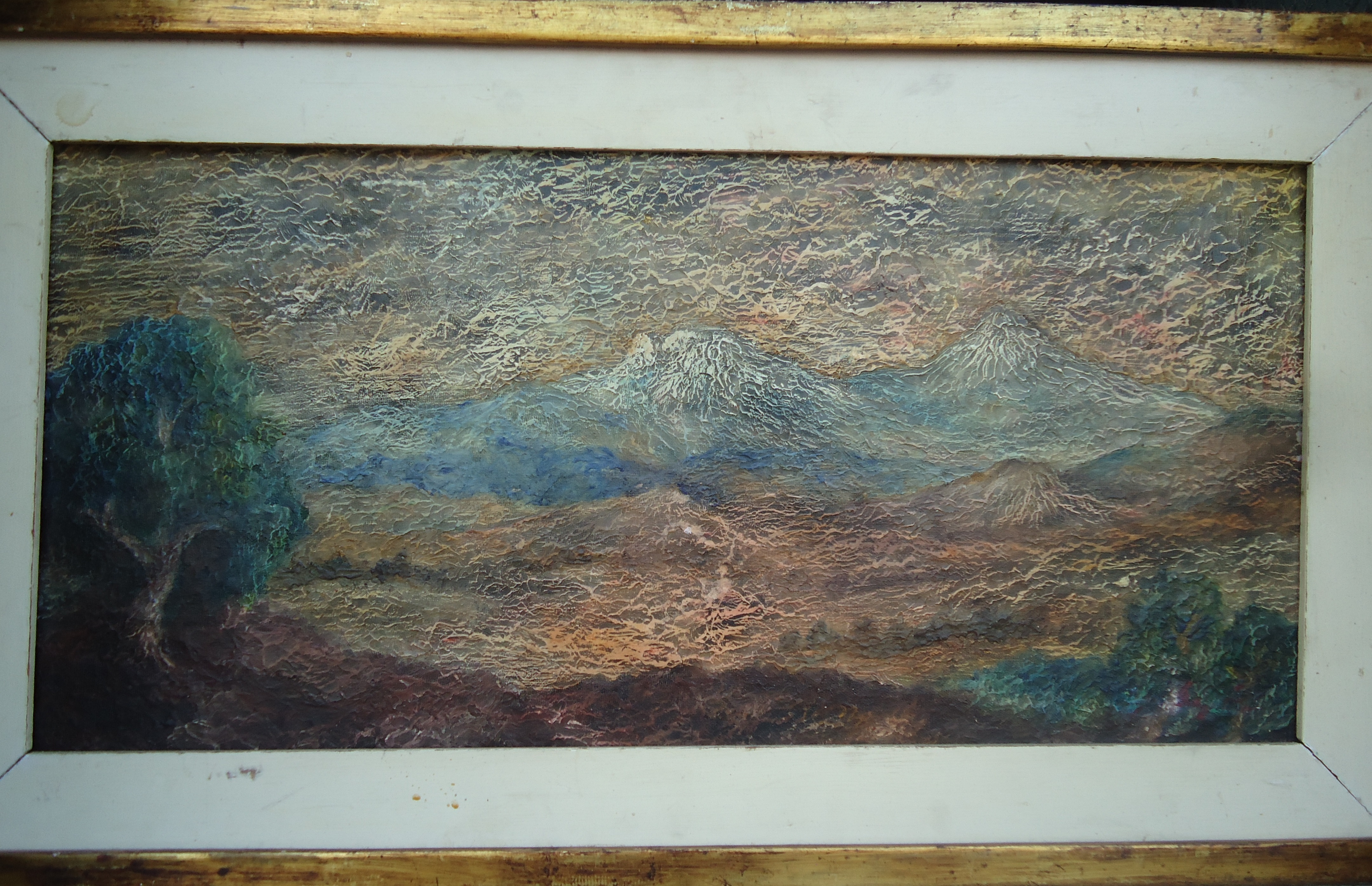 13
Valle de México, óleo sobre masonite,
31 x 65 cm