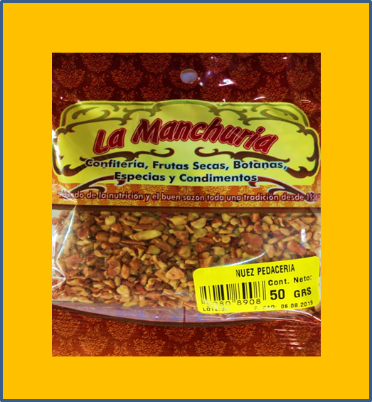 NUEZ PEDACERÍA
50 GRS