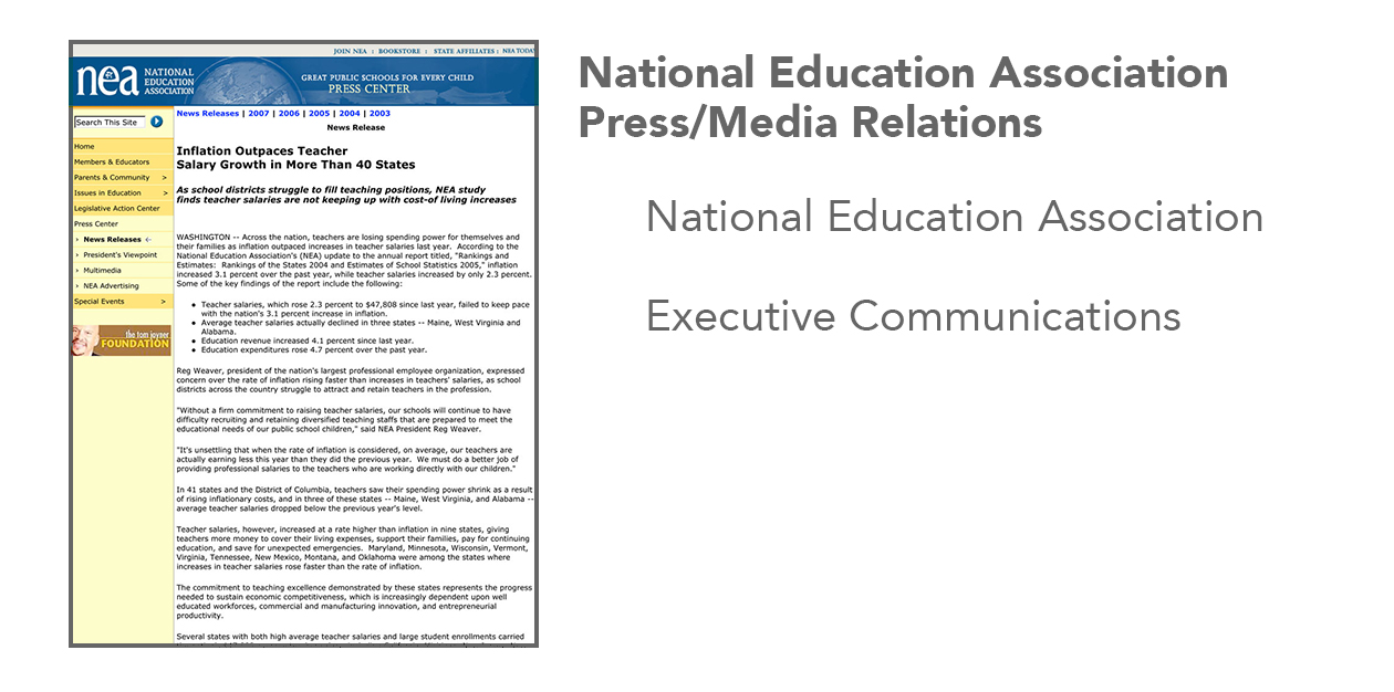 National Education Association Press/Media Relations