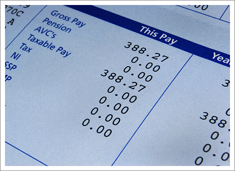 Payroll check register||||