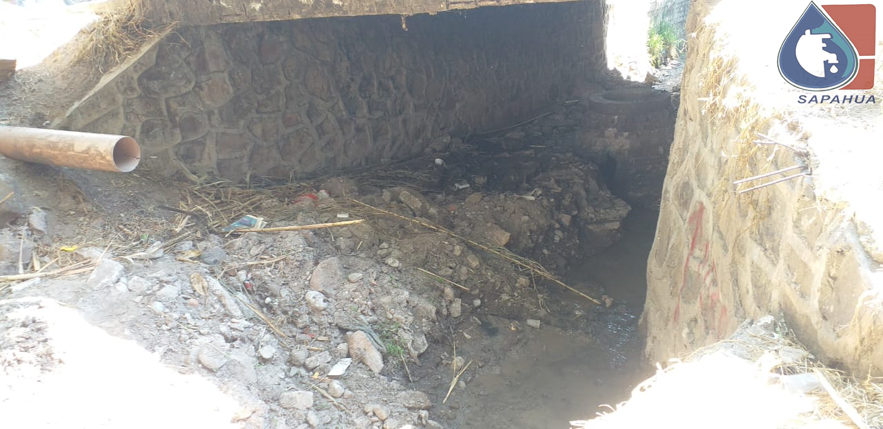 SONDEO DE DRENAJE EN BARRANCA DEL TERRENO