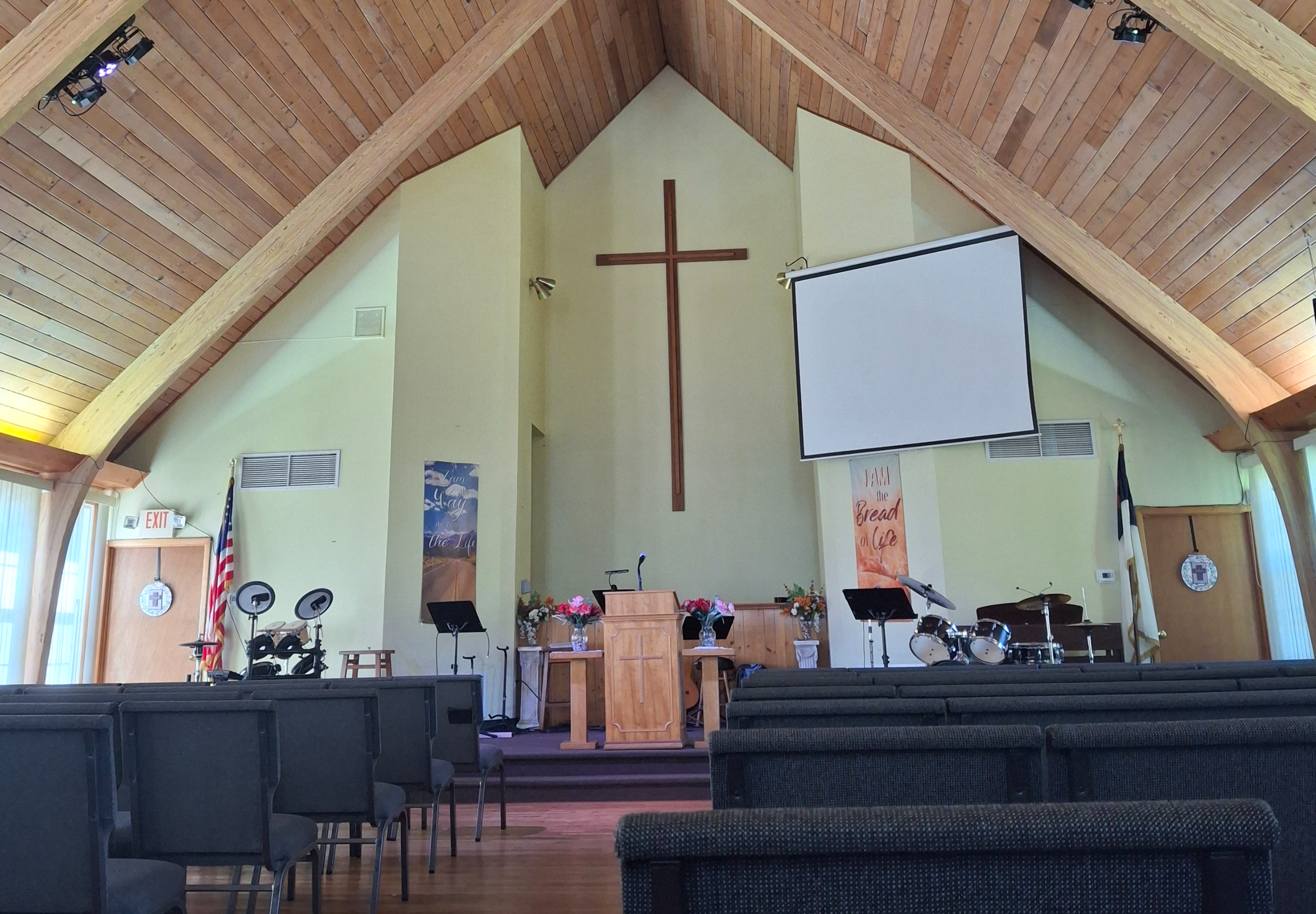 Inside of Levittown Christian Church - Bucks County, PA