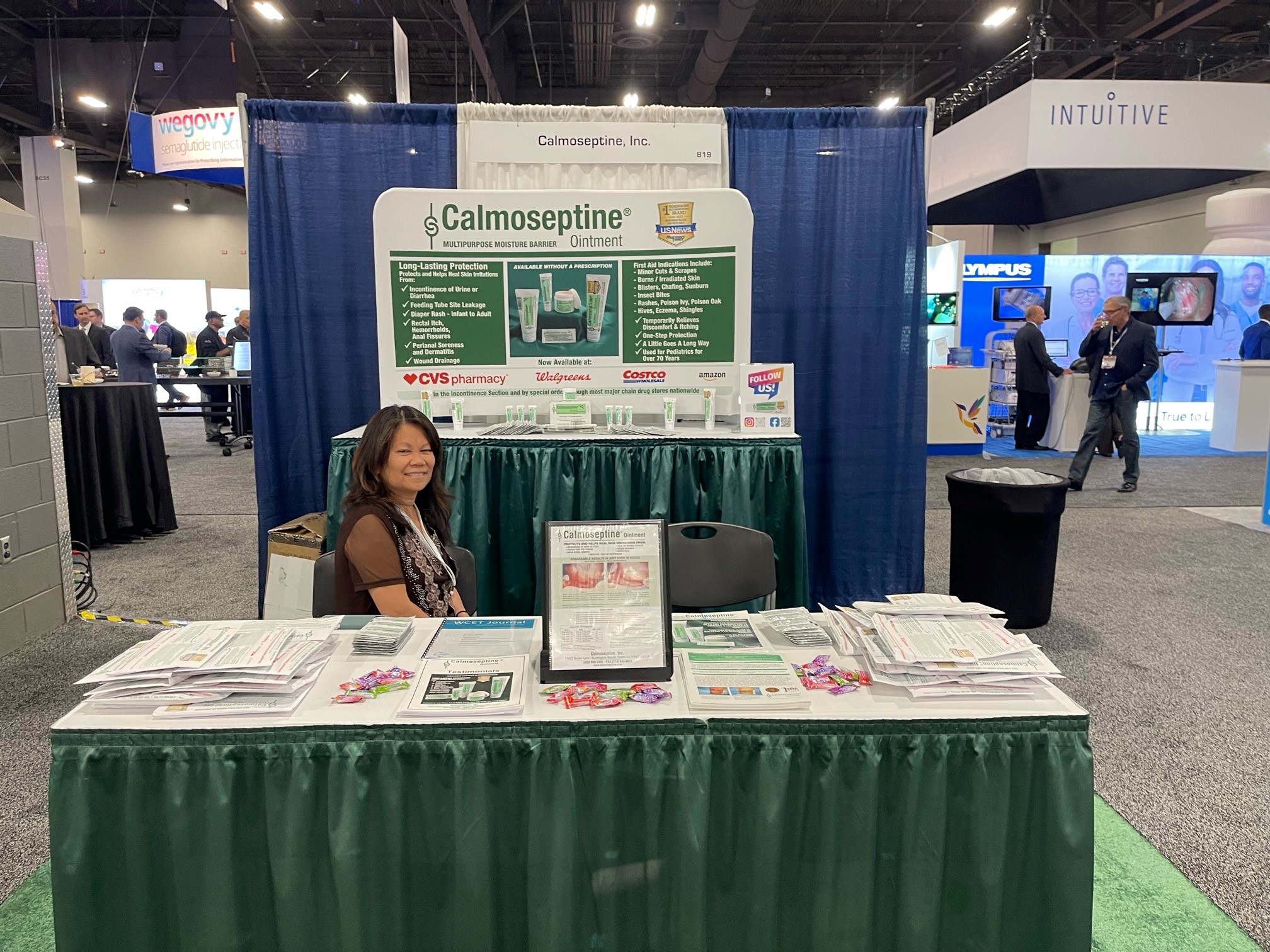 Celia Greta, RN hangs out at the booth.
American Society of Metabolic & Bariatric Surgery (ASMBS) Conference, Las Vegas, NV.  June 2023.